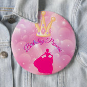 誕生日プリンセス 缶バッジ (インサイチュ)