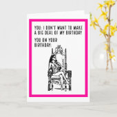 誕生日プリンセス...誕生日カード カード (黄色い花)