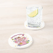 誕生日プリンセスI'm Four T-shirts and Gives コースター (側面)