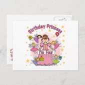 誕生日プリンセスI'm Four T-shirts and Gives ポストカード (正面/裏面)