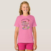 誕生日プリンセスI'm Four T-shirts and Gives Tシャツ (正面フル)