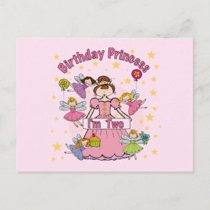 誕生日プリンセスI'm Two T-shirts and Gives ポストカード