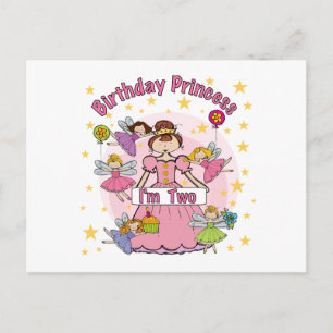 誕生日プリンセスI'm Two T-shirts and Gives ポストカード