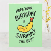 誕生日プリン最高のグリーティングカードを縮める カード (黄色い花)