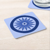 誕生日プレゼントお母さん、お姉さん、娘、お友達 スクエアペーパーコースター (アングル)