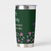 誕生日プレゼントお母さん、パパ、妹、息子、友人 保温保冷タンブラー (左面)