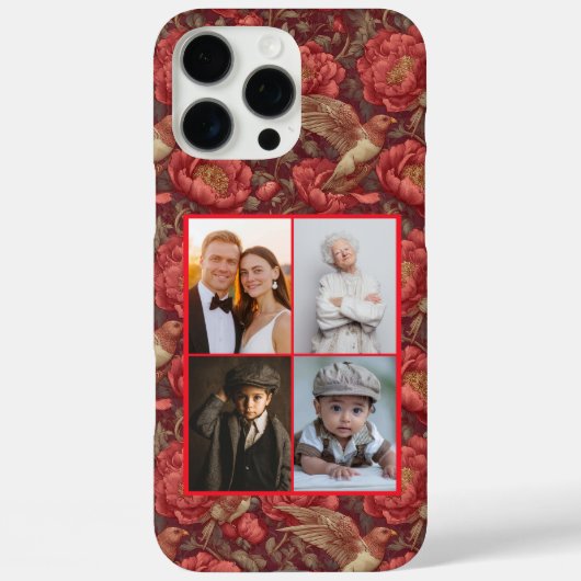 誕生日プレゼントにオーダーメイドの芍薬フォトiPhoneケース Case-Mate iPhoneケース (裏面)