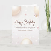 誕生日プレゼントのグリーティングカード カード (正面)