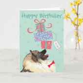 誕生日プレゼントキーソンカード カード (黄色い花)