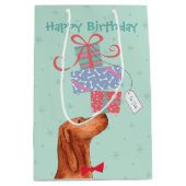 誕生日プレゼントビズスラミディアム抱き枕 ミディアムペーパーバッグ (正面)