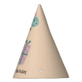 誕生日プレゼント付きHappy Brachiosaurus恐竜 パーティーハット (右)