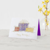 誕生日プレゼント誕生日 カード (黄色い花)