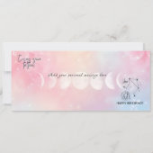 誕生日プレゼント 個人の天秤座タトゥー ギフトカード バウチャー 招待状 (裏面)