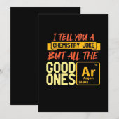 誕生日プレゼント | 化学の話 招待状 (正面/裏面)