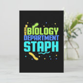 誕生日プレゼント | 微生物学科 スタッフ 招待状 (スタンド正面)