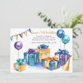 誕生日プレゼント 招待状 (スタンド正面)
