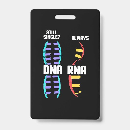誕生日プレゼント | 教師 生物学者 DNA RNA バッジ (正面)