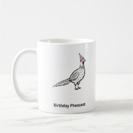 誕生日プレゼント、誕生日のキジ、鳥 コーヒーマグカップ