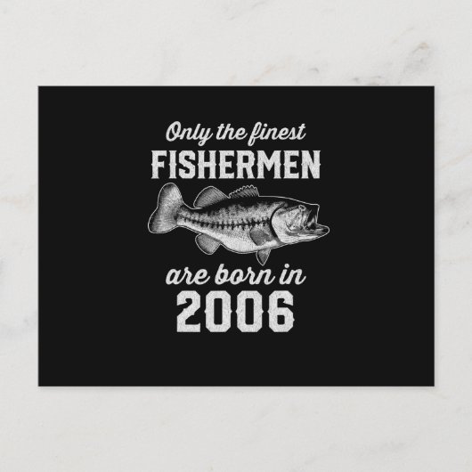 誕生日プレゼント 釣り人 釣り 2006 ポストカード (正面)