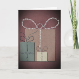 誕生日プレゼ男性へント カード