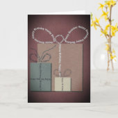 誕生日プレゼ男性へント カード (黄色い花)