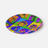 誕生日プレートとギフトデザイン ペーパープレート (アングル)