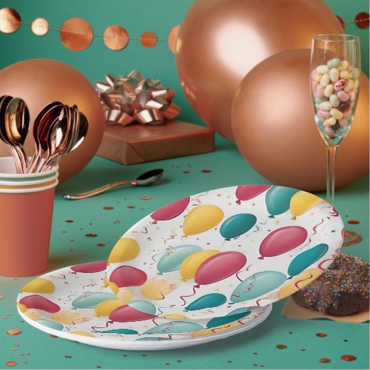 誕生日プレート ペーパープレート (複数)