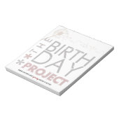 誕生日プロジェクトのビッグメモ帳 ノートパッド (回転)
