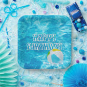 誕生日プールパーティーおもしろい ペーパープレート (パーティー)