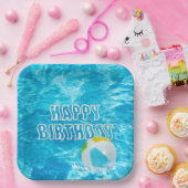 誕生日プールパーティーおもしろい ペーパープレート (パーティー)