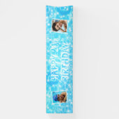 誕生日プールパーティービーチパーティーカスタム2 横断幕 (縦)