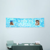 誕生日プールパーティービーチパーティーカスタム2 横断幕 (トレードショー)