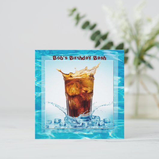 誕生日プールBash 招待状 (スタンド正面)