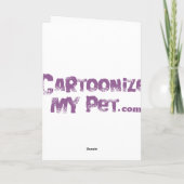 誕生日ヘビ カード (裏面)