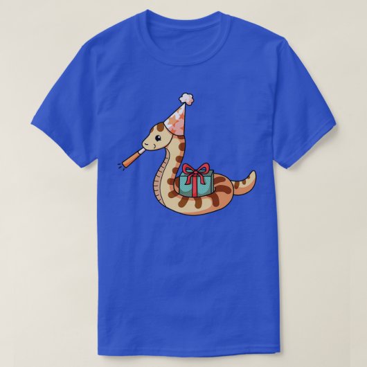 誕生日ヘビ Tシャツ (デザイン正面)