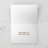 誕生日ヘレフォードカウサングラス カード (内部)