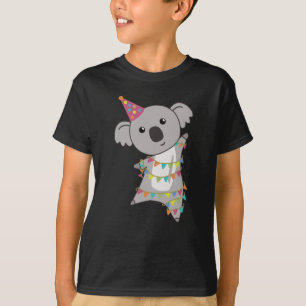 誕生日ベアーコアラベアーベアガーランドTシャツ Tシャツ