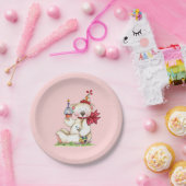 誕生日ベア ペーパープレート (パーティー)