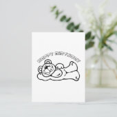 誕生日ベア ポストカード (スタンド正面)