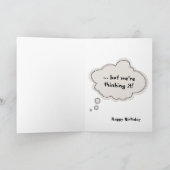 誕生日ベア・ユーモア カード (内部)