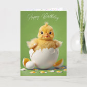 誕生日ベビーシック カード (正面)