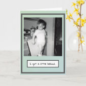 誕生日ベレードカード カード (黄色い花)