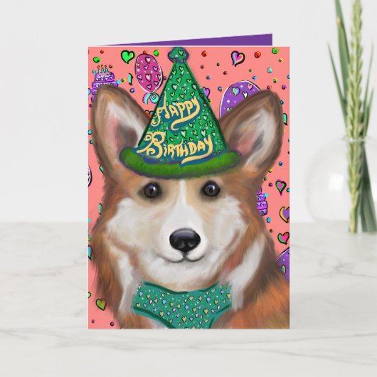 誕生日ペット カード (正面)