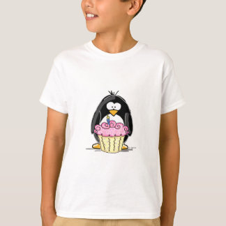 誕生日ペンギンとカップケーキ Tシャツ