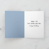 誕生日ペンギンオンアンアイスバーグ カード (内部)