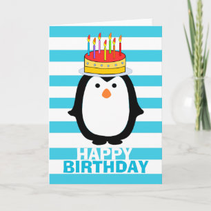 誕生日ペンギン カード