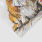 誕生日ペンブロークウェルシュコーギードッグ 薄葉紙 (詳細)