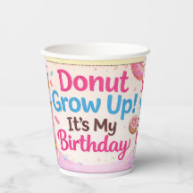 誕生日ペーパーカップ – かわいい子供パーティー使い捨て