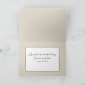 誕生日ホッキョクグマ カード (内部)