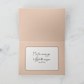 誕生日ホットチョコレートバイウィンターウィンドウ カード (内部)